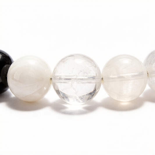 金水能量水晶手串 - Metal & Water Energy